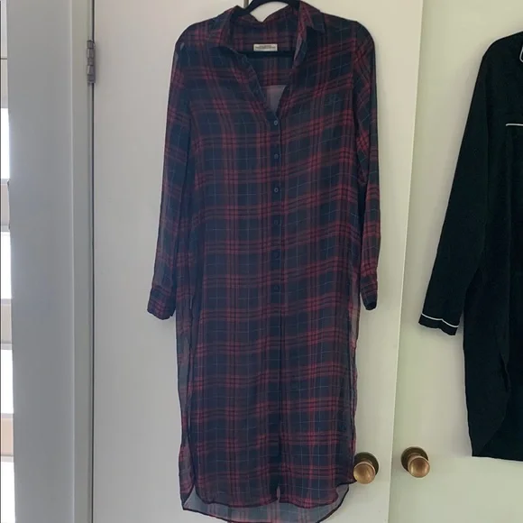 strapless open back dress Kapital Tartan Check Layered Collar OPERA Western Shirt main image 1
